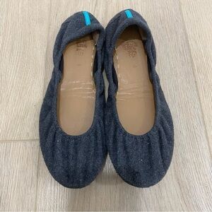 Tieks Ballet Flats in Wool Greystone